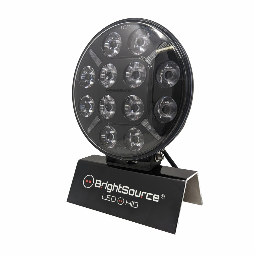 BrightSource 7 inch Titanium Driving Light with Amber/White Position 8800721