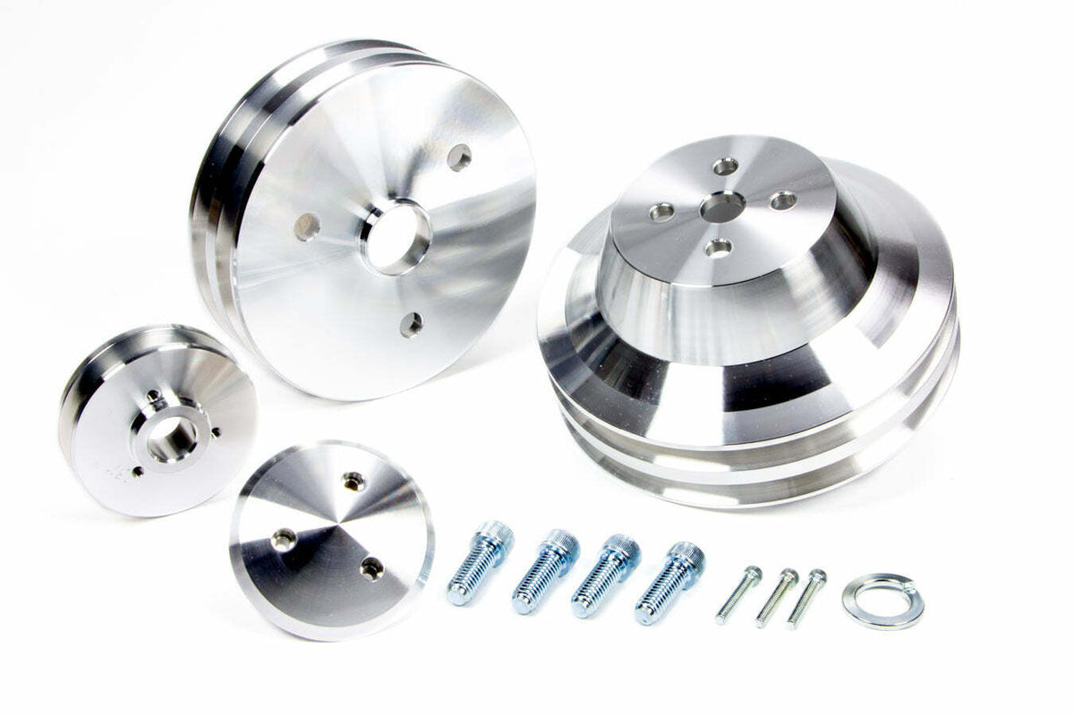 MARCH PERFORMANCE,6030,SB Chevy 3 Pc Pulley Set