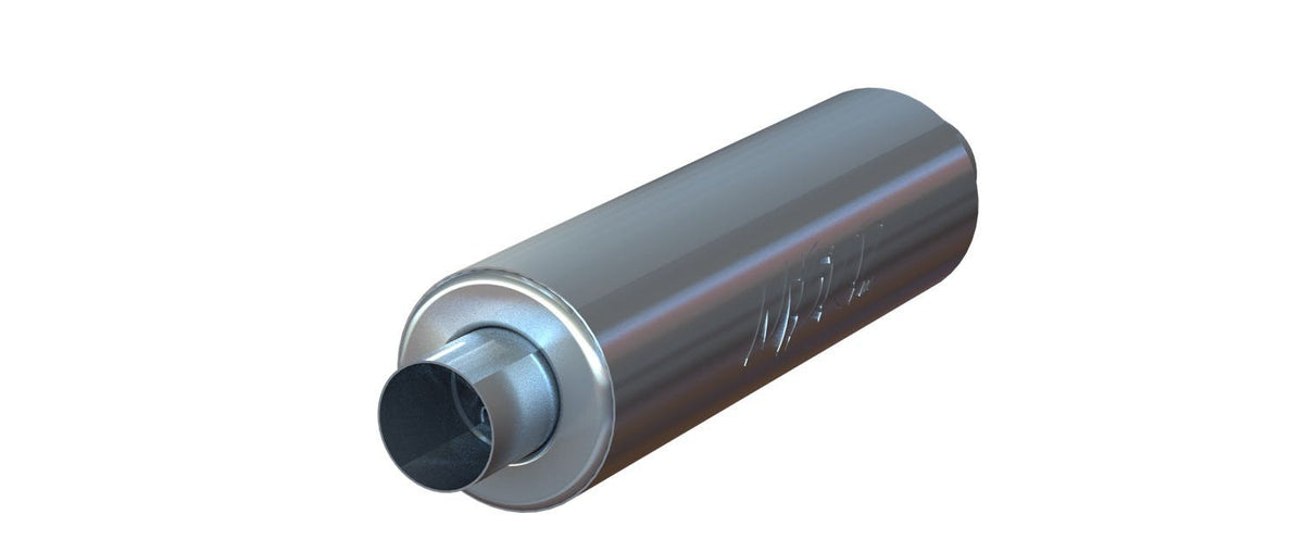 MBRP Exhaust GP122106 3in. ID inlet/outlet; 26in. Single Chambered Muffler; AL