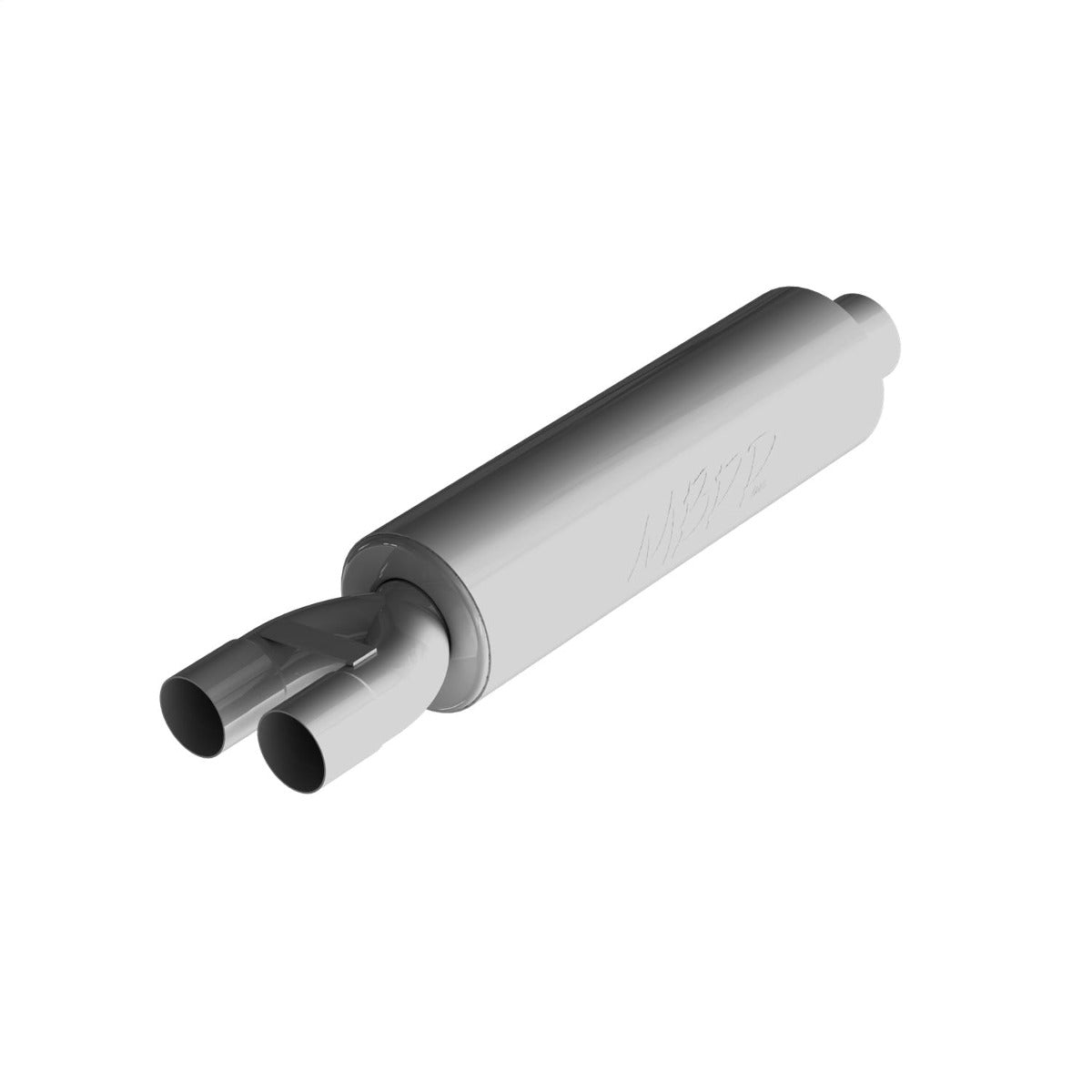MBRP Exhaust GP122107 3in. ID inlet/dual 2.5in. ID outlet; 30in. Chambered Muffler; AL