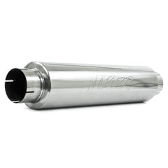 MBRP Exhaust M1004 4in. inlet/outlet; Quiet tone muffler; 24in. body; 6in. diameter; 30in. overall;
