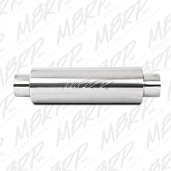 MBRP Exhaust M2220S Quiet Tone Muffler; 5in. In/Out; 8in. Dia. Body; 31in. Overall; T409