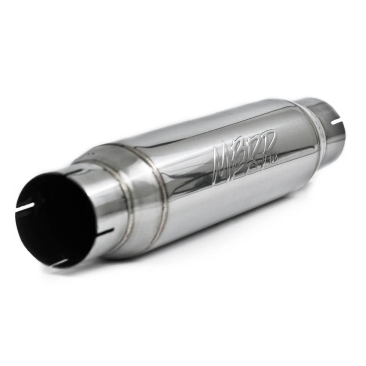 MBRP Exhaust R1013 Resonator; 3in. inlet/outlet;16in. body; 20in. overall; T304