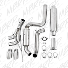 MBRP Exhaust S4200409 3in. Cat Back; Dual Center Outlet; T409