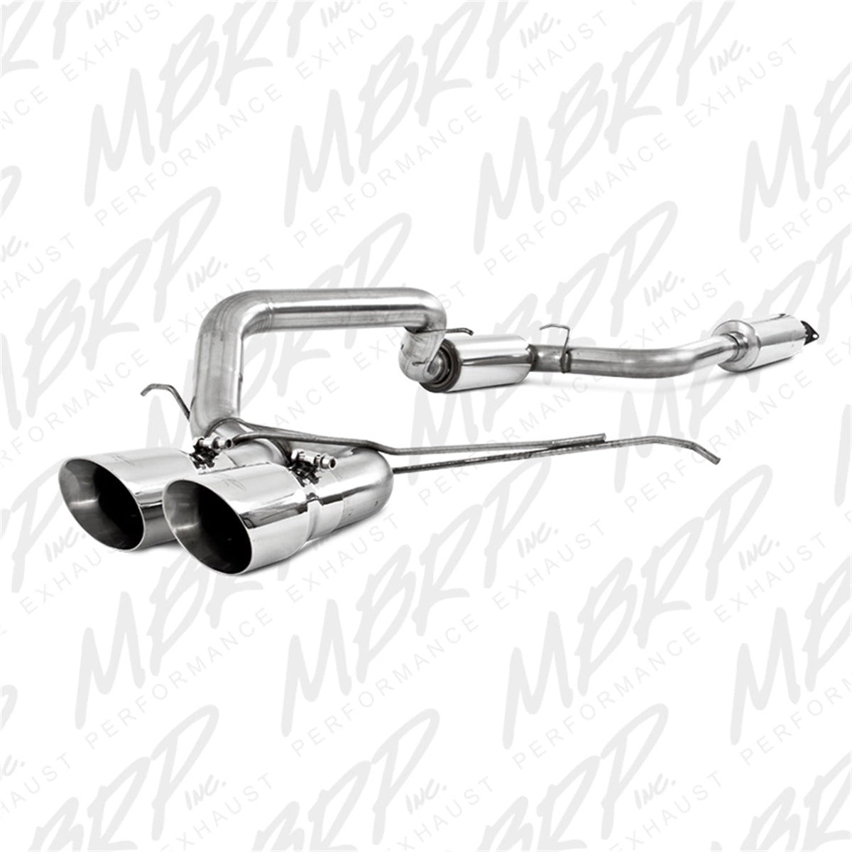 MBRP Exhaust S4200409 3in. Cat Back; Dual Center Outlet; T409