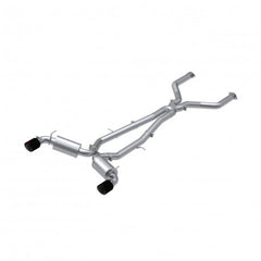 MBRP Exhaust S44043CF 3in. Cat Back; Dual Rear; T304 with Carbon Fiber Tips