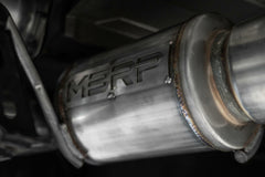 MBRP Exhaust T304 Stainless Steel 3.5" Cat-Back Dual Split Rear Quad Outlet with Carbon Fiber Tips PN. S44073CF