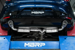MBRP Exhaust 2019-2023 Mazda 3 Hatchback FWD/AWD 2.5/2.5T Armor Pro T304 Stainless Steel 2.5 Inch Axle-Back Dual Split Rear with Carbon Fiber Tips Street Profile MBRP S44503CF