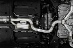 MBRP Exhaust 2022-Up Volkswagen Gold R MK8 T304 Stainless Steel 3 Inch Cat-Back Quad Split Rear Valve Delete MBRP S4612304
