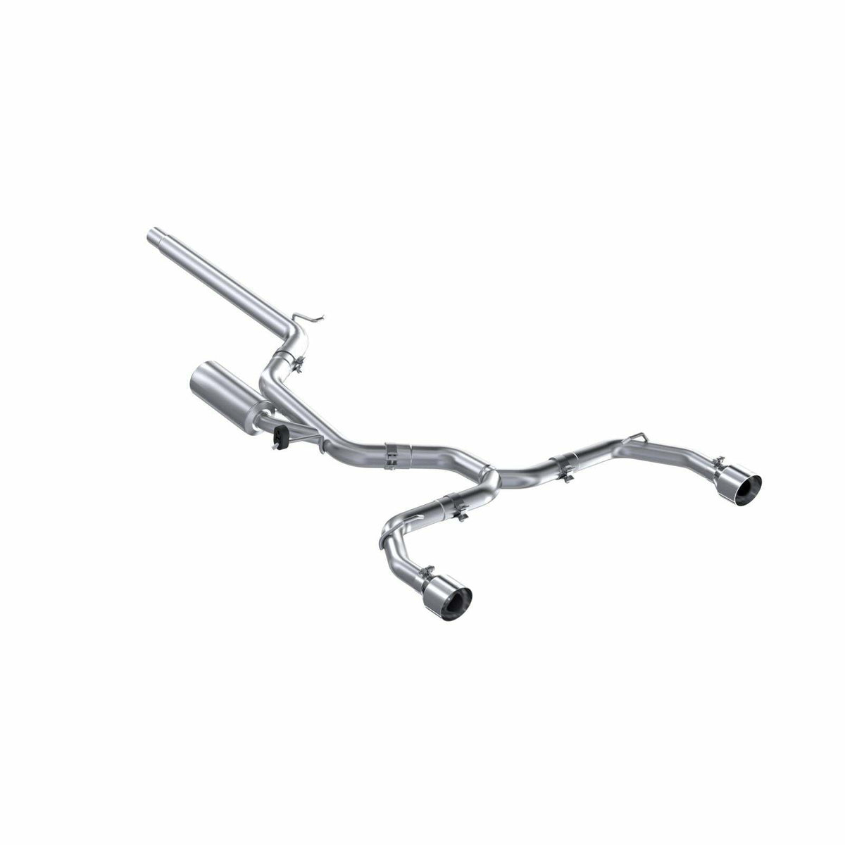 MBRP Exhaust 2022-2023 Volkswagen Golf GTI MK8 T304 Stainless Steel 3 Inch Cat-Back 2.5 Inch Dual Split Rear MBRP S4617304