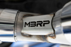 MBRP Exhaust T304 Stainless Steel 3" Cat-Back Quad Split Rear Valve Delete PN. S4620304