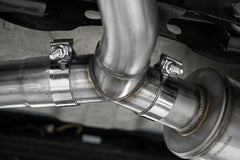 MBRP Exhaust 2022-2023 Hyundai Kona N 2.0L Turbo Armor Pro T304 Stainless Steel 3 Inch Cat-Back Dual Rear with Carbon Fiber Tips Active MBRP S47093CF