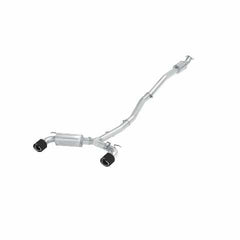 MBRP Exhaust 2022-2023 Hyundai Kona N 2.0L Turbo Armor Pro T304 Stainless Steel 3 Inch Cat-Back Dual Rear with Carbon Fiber Tips Active MBRP S47093CF