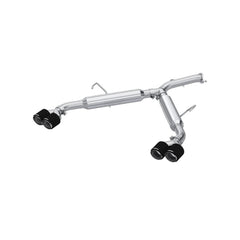 MBRP Exhaust T304 Stainless Steel 2.5" Axle-Back Dual Split Rear with Quad Carbon Fiber Tips PN. S47113CF