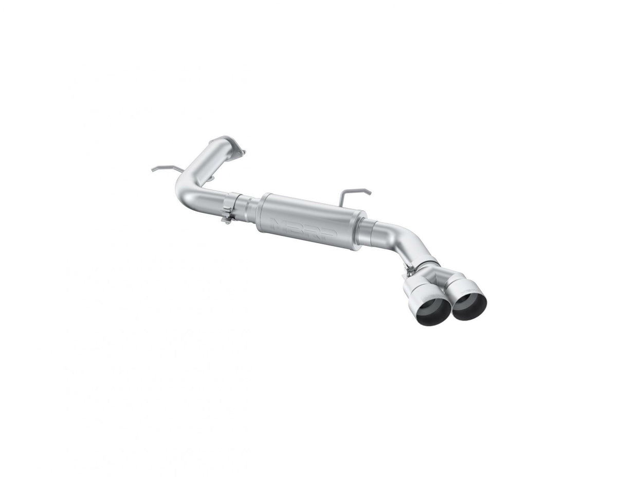 MBRP Exhaust Aluminized Steel 3" Axle-Back Single Rear Exit with Dual Outlet Tip PN. S4712AL