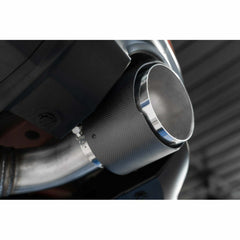 MBRP Exhaust 13-23 Subaru BRZ 17-23 Toyota GR86 and 13-16 Scion FR-S T304 3 Inch Cat-Back Dual Split Rear Side Exit with Carbon Fiber Tips MBRP S48043CF
