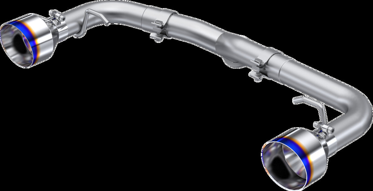 MBRP Exhaust 22-Up Subaru BRZ and 22-Up Toyota GR86 2.4L T304 Stainless Steel 2.5 Inch Axle-Back Dual Split Rear with Burnt End Tips MBRP S48053BE