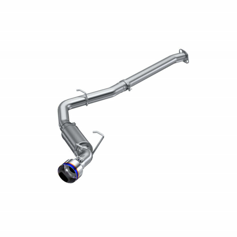 MBRP Exhaust T304 Stainless Steel 3 Inch Cat-Back Single Rear Exit with Brunt End Tips for 13-Up Subaru BRZ, 17-Up Toyota GR86 and 13-16 Scion FR-S MBRP S48063BE