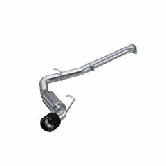 MBRP Exhaust T304 Stainless Steel 3 Inch Cat-Back Single Rear Exit with Carbon Fiber Tips for 13-Up Subaru BRZ 17-Up Toyota GR86 and 13-16 Scion FR-S MBRP S48063CF