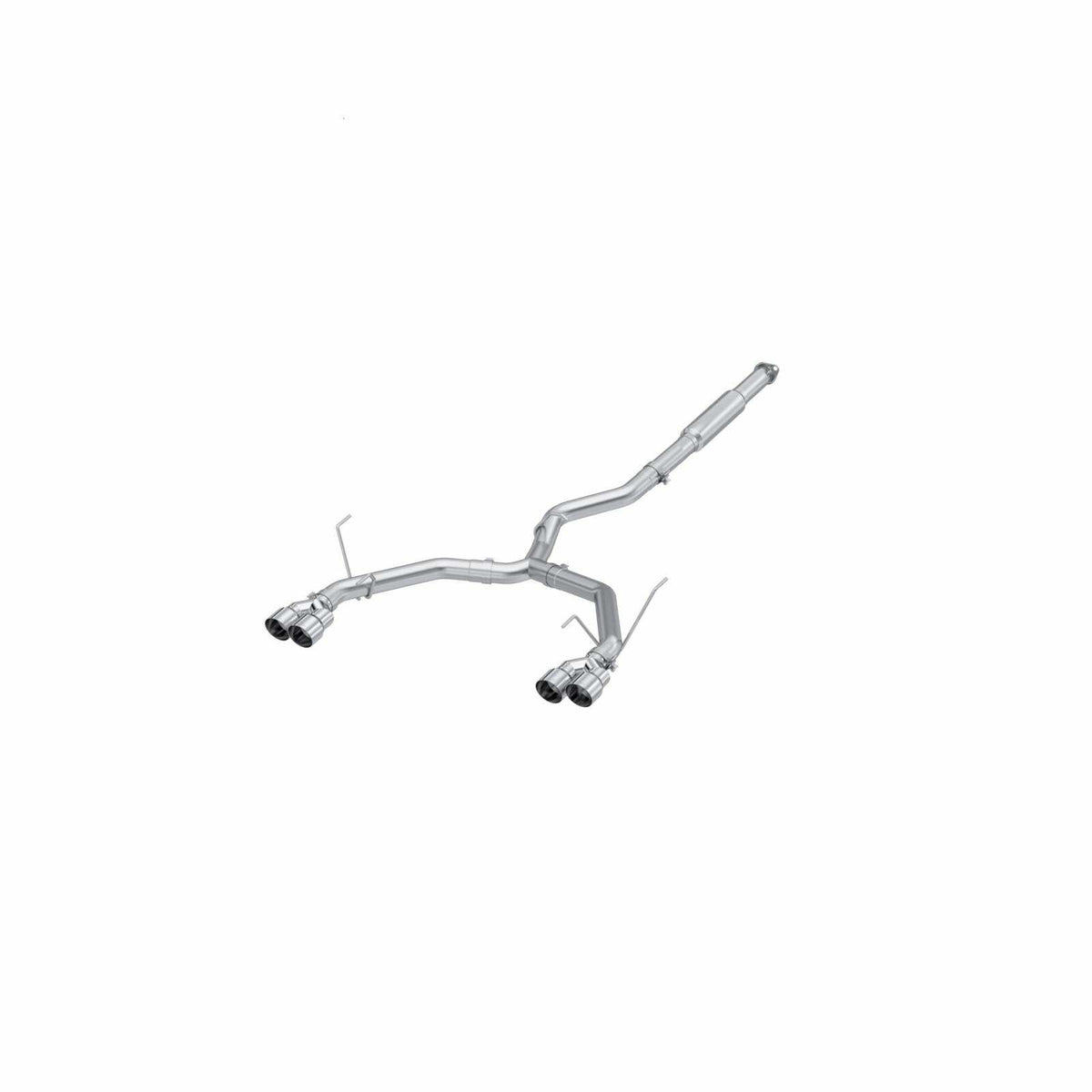 MBRP Exhaust 22-Up Subaru WRX 2.4L T304 Stainless Steel 3 Inch Cat-Back Dual Split Rear Quad Tips Race Profile MBRP S4808304