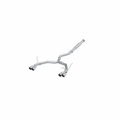 MBRP Exhaust 22-Up Subaru WRX 2.4L T304 Stainless Steel 3 Inch Cat-Back Dual Split Rear Quad Tips Race Profile MBRP S4808304