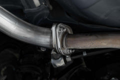 MBRP Exhaust 22-Up Subaru WRX 2.4L T304 Stainless Steel 2.5 Inch Axle-back Dual Split Rear Quad CF Tips MBRP S48103CF
