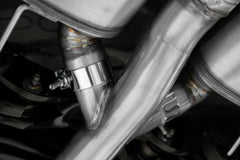 MBRP Exhaust T304 Stainless Steel 3" Cat-Back Triple Center Outlet with Burnt End Tips Active PN. S49023BE