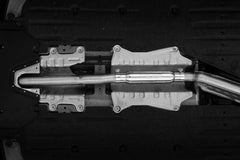 MBRP Exhaust T304 Stainless Steel 3" Cat-Back Triple Center Outlet with Carbon Fiber Tips Active PN. S49023CF