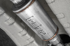 MBRP Exhaust T304 Stainless Steel 3" Cat-Back  2.5" Dual Split Rear with Carbon Fiber Tips PN. S49033CF