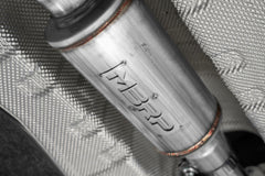 MBRP Exhaust T304 Stainless Steel 3" Cat-Back  2.5" Dual Split Rear with Carbon Fiber Tips PN. S49033CF