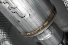MBRP Exhaust T304 Stainless Steel 3" Cat-Back  2.5" Dual Split Rear with Carbon Fiber Tips PN. S49033CF