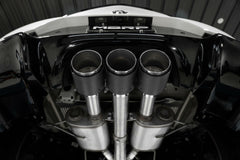 MBRP Exhaust T304 Stainless 3" Cat-Back Triple Center Outlet with Carbon FiberTips Active PN. S49043CF