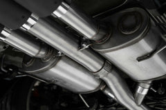 MBRP Exhaust T304 Stainless 3" Cat-Back Triple Center Outlet with Carbon FiberTips Active PN. S49043CF