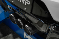 MBRP Exhaust T304 Stainless 3" Cat-Back Triple Center Outlet with Carbon FiberTips Active PN. S49043CF
