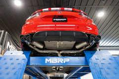 MBRP Exhaust Aluminized Steel 3" Cat-Back 2.5" Dual Split Rear with Quad Tips PN. S4906AL