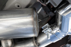 MBRP Exhaust Aluminized Steel 3" Cat-Back 2.5" Dual Split Rear with Quad Tips PN. S4906AL