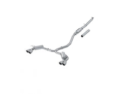 MBRP Exhaust Aluminized Steel 3" Cat-Back 2.5" Dual Split Rear with Quad Tips PN. S4906AL