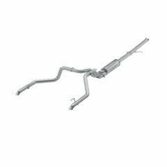 MBRP Exhaust 2022-2023 Chevrolet/GMC 1500 Silverado/Sierra ZR2/ ATX4 6.2L Armor Pro T304 Stainless Steel 3 Inch Cat-Back 2.5 Inch Dual Rear Turn Down MBRP S5006304
