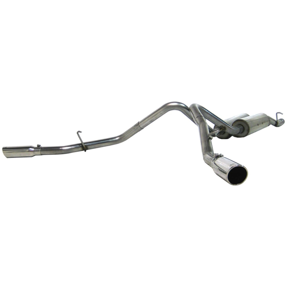 MBRP Exhaust S5008409 2 1/2in. Cat Back; Dual Split Side; T409
