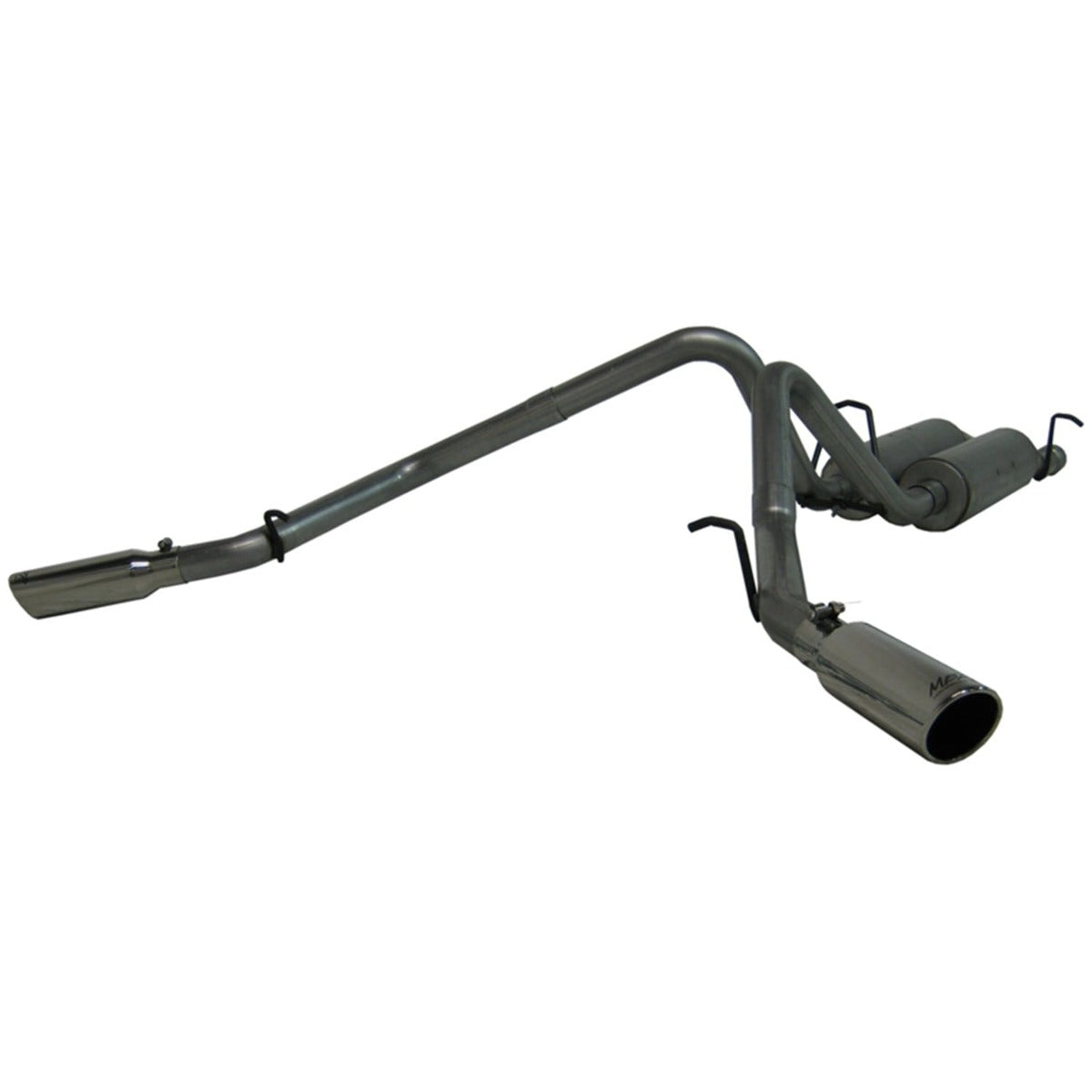 MBRP Exhaust S5012AL 2 1/2in. Cat Back; Dual Split Side; AL