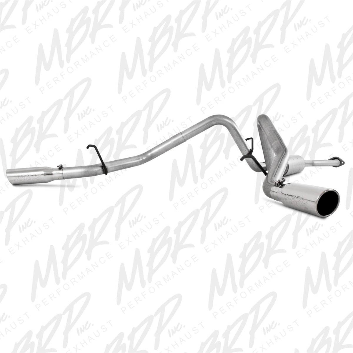 MBRP Exhaust S5018AL 2.5in. Cat Back; Dual Split Side; AL