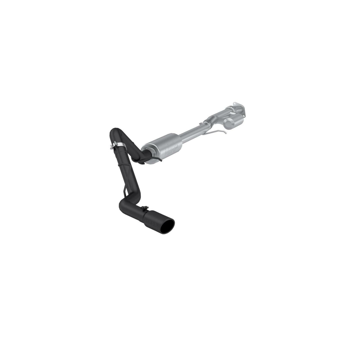 MBRP Exhaust Black-Coated Aluminized Steel 3" Cat-Back Single Side Exit PN. S5019BLK