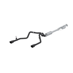 MBRP Exhaust Black-Coated Aluminized Steel 3" Cat-Back 2.5" Dual Split Rear Exit PN. S5021BLK