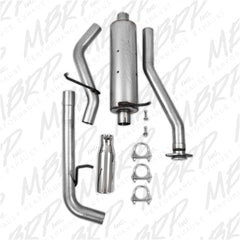 MBRP Exhaust S5046AL 2 1/2in. Cat Back; Single Side; AL
