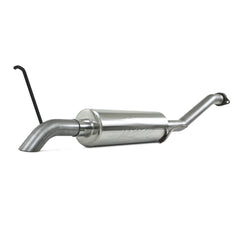 MBRP Exhaust S5052AL 2 1/2in. Cat Back; Before Axle Turn Down; AL