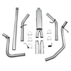 MBRP Exhaust S5056AL 2 1/2in. Cat Back; Dual Split Side; AL