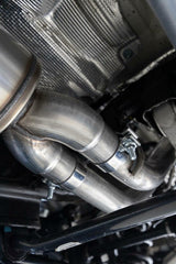 MBRP Exhaust Aluminized Steel 3" Cat-Back 2.5" Dual Split Rear Quad Tips PN. S5057AL