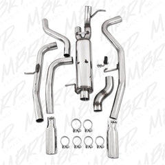 MBRP Exhaust S5074409 2 1/2in.Cat Back; Dual Rear; T409