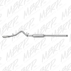 MBRP Exhaust S5080AL 3in. Cat Back; Single Side Exit; AL