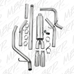 MBRP Exhaust S5082409 3in. Cat Back; Dual Split Side; T409